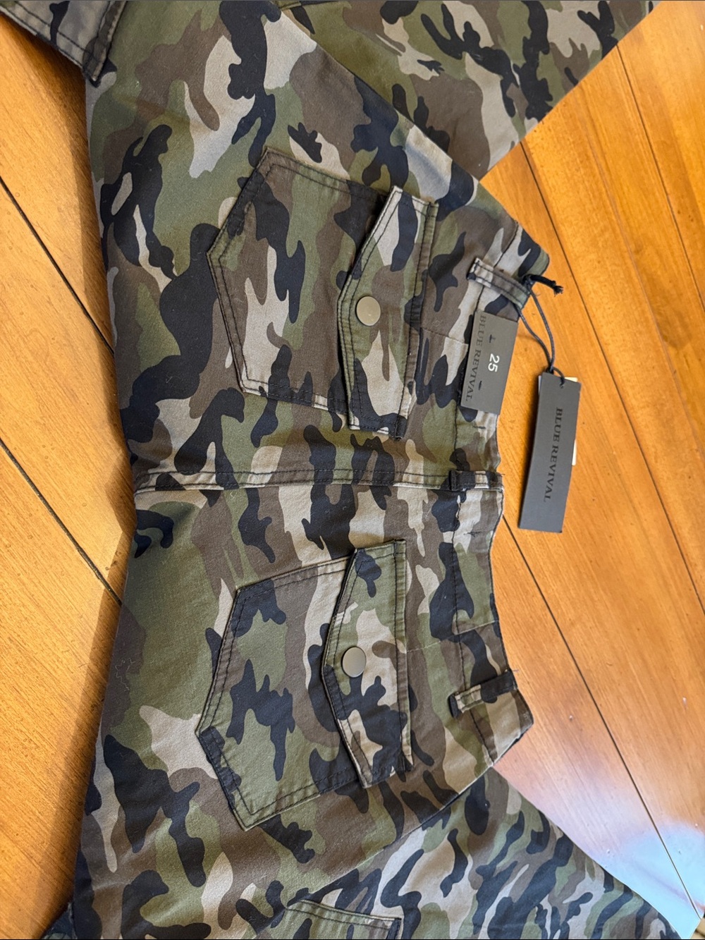 Blue Revival Camo Cargo Joggers